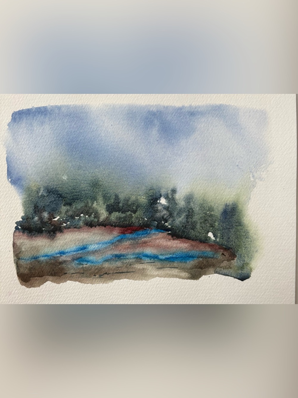 Watercolor painting